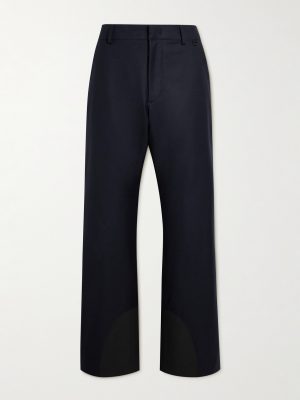 Bootcut Padded Wool-Flannel Ski Pants
