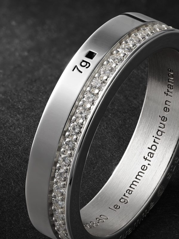 7g Sterling Silver Diamond Ring - CU 7g Sterling Silver Diamond Ring - CU