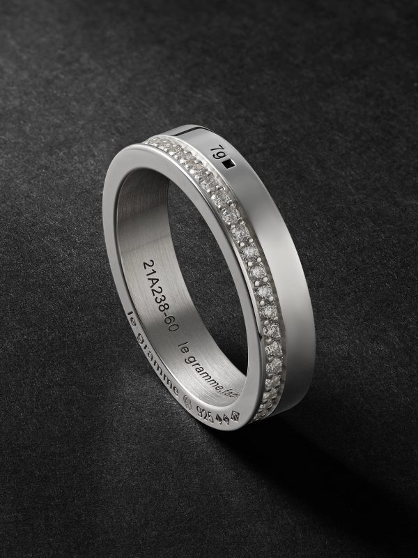 7g Sterling Silver Diamond Ring 7g Sterling Silver Diamond Ring