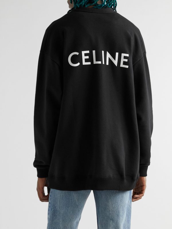 Logo-Print Cotton Cardigan - BK Logo-Print Cotton Cardigan - BK