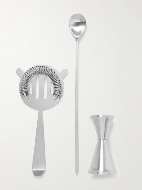 Outline Brushed Stainless Steel Bar Tool Set Outline Brushed Stainless Steel Bar Tool Set