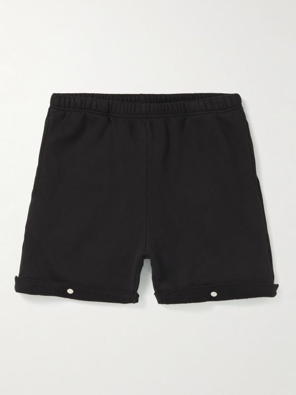 Heavyweight Straight-Leg Structured-Fleece Cotton-Jersey Shorts Heavyweight Straight-Leg Structured-Fleece Cotton-Jersey Shorts