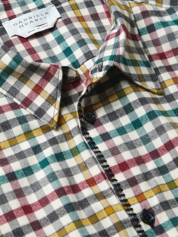 Quevedo Checked Brushed-Cotton Shirt - CU