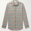Quevedo Checked Brushed-Cotton Shirt