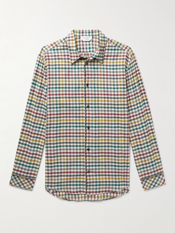 Quevedo Checked Brushed-Cotton Shirt