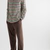Quevedo Checked Brushed-Cotton Shirt - OU