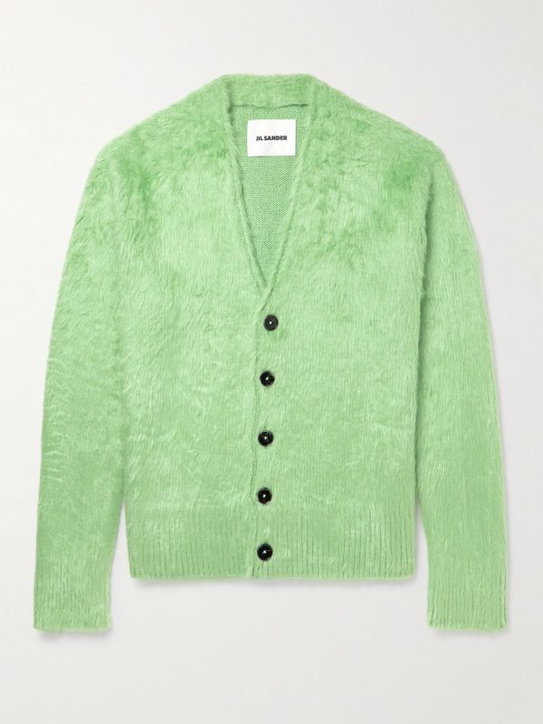 Brushed-Silk Cardigan Brushed-Silk Cardigan