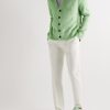 Brushed-Silk Cardigan - OU Brushed-Silk Cardigan - OU