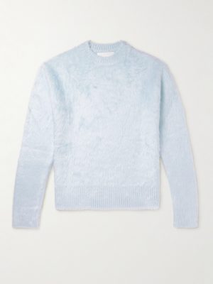 Brushed-Silk Sweater
