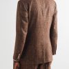 Layered Herringbone Tweed Suit Jacket - BK Layered Herringbone Tweed Suit Jacket - BK