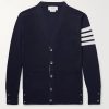 Striped Wool Cardigan Striped Wool Cardigan