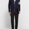 Striped Wool Cardigan - OU Striped Wool Cardigan - OU