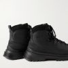 Journey Rubber and Nubuck-Trimmed Full-Grain Leather Hiking Boots - BK Journey Rubber and Nubuck-Trimmed Full-Grain Leather Hiking Boots - BK