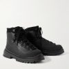 Journey Rubber and Nubuck-Trimmed Full-Grain Leather Hiking Boots - FR Journey Rubber and Nubuck-Trimmed Full-Grain Leather Hiking Boots - FR