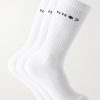 Three-Pack Logo-Jacquard Ribbed Cotton-Blend Socks Three-Pack Logo-Jacquard Ribbed Cotton-Blend Socks