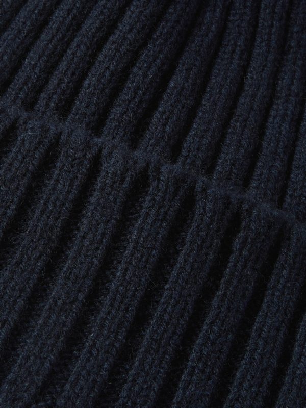 Ribbed Cashmere Beanie - CU