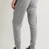 Tapered Brushed Cotton and Modal-Blend Jersey Sweatpants - BK