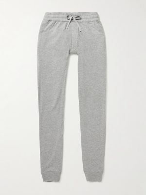 Tapered Brushed Cotton and Modal-Blend Jersey Sweatpants Tapered Brushed Cotton and Modal-Blend Jersey Sweatpants