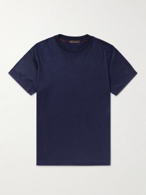 Cashmere-Piqué T-Shirt