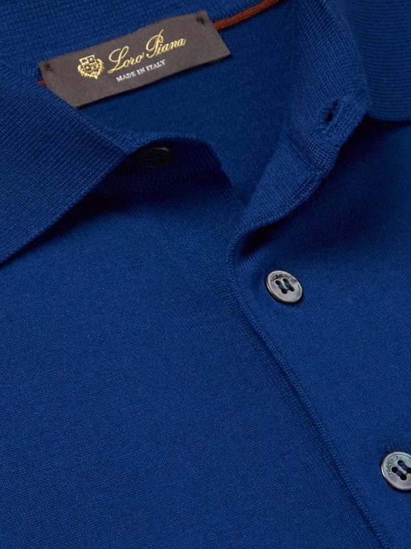 Slim-Fit Wish Virgin Wool Polo Shirt - CU Slim-Fit Wish Virgin Wool Polo Shirt - CU