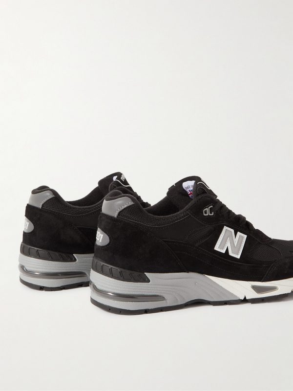 991 Suede, Nubuck and Mesh Sneakers - BK 991 Suede, Nubuck and Mesh Sneakers - BK