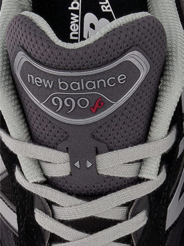 990v6 Leather-Trimmed Suede and Mesh Sneakers - CU 990v6 Leather-Trimmed Suede and Mesh Sneakers - CU