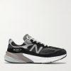 990v6 Leather-Trimmed Suede and Mesh Sneakers 990v6 Leather-Trimmed Suede and Mesh Sneakers