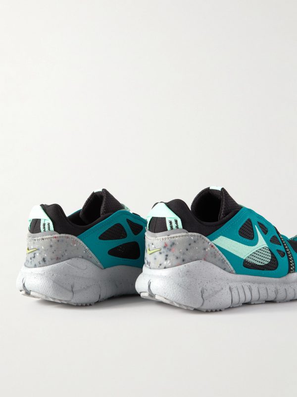 Free Terra Vista Leather, Canvas and Mesh Sneakers - BK