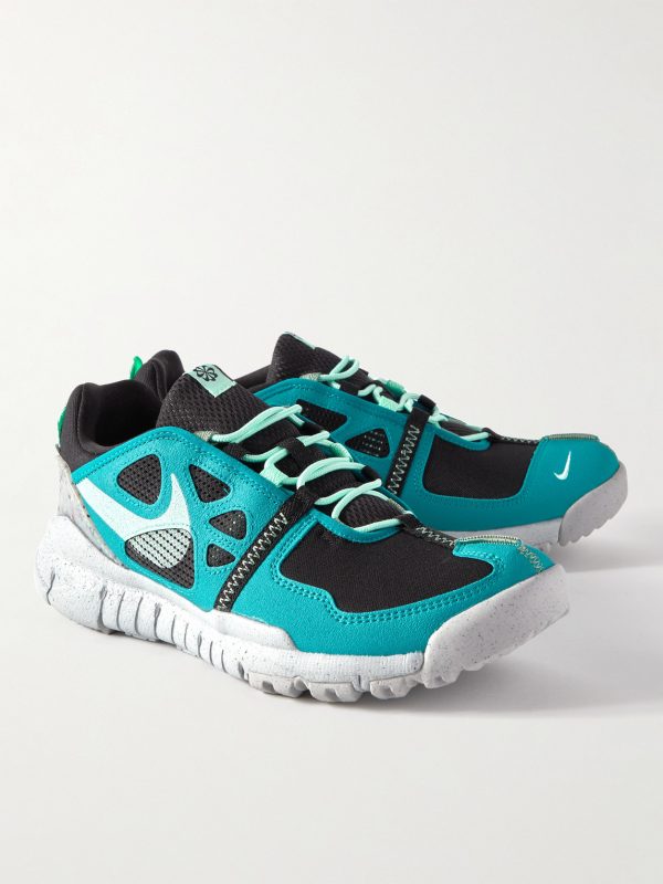 Free Terra Vista Leather, Canvas and Mesh Sneakers - FR
