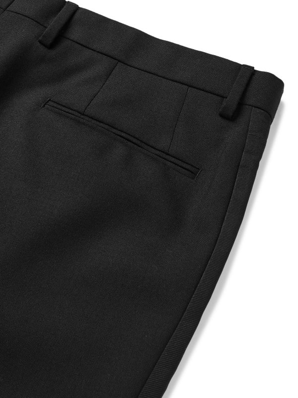 Grosgrain-Trimmed Virgin Wool Tuxedo Trousers - CU Grosgrain-Trimmed Virgin Wool Tuxedo Trousers - CU