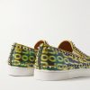 Pik Boat Spiked Glittered Logo-Print Canvas Slip-On Sneakers - BK Pik Boat Spiked Glittered Logo-Print Canvas Slip-On Sneakers - BK