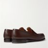 180 Moccasin Leather Loafers - BK 180 Moccasin Leather Loafers - BK