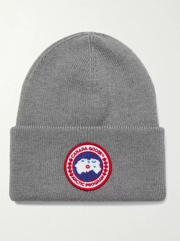 Logo-Appliquéd Merino Wool Beanie