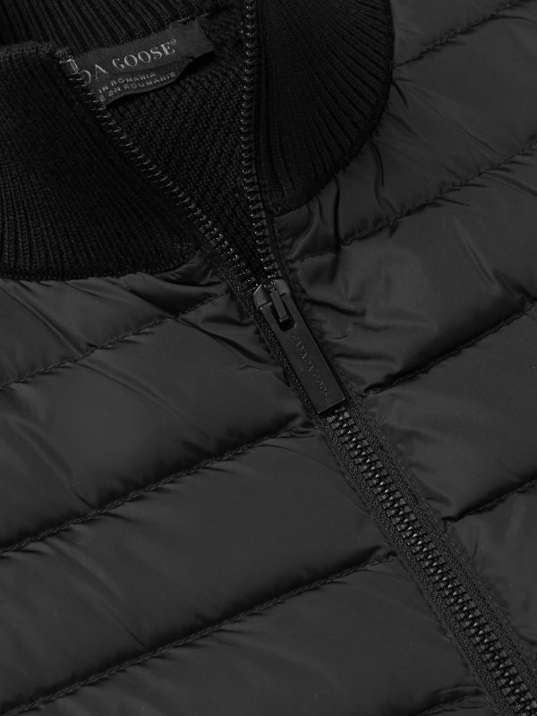 HyBridge Slim-Fit Merino Wool and Quilted Nylon Down Gilet - CU