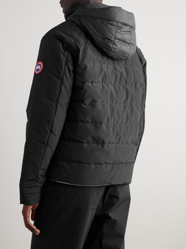HyBridge Quilted Nylon Down Jacket - BK