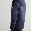 Lodge Slim-Fit Nylon-Ripstop Hooded Down Jacket - BK