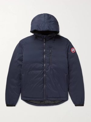 Lodge Slim-Fit Nylon-Ripstop Hooded Down Jacket Lodge Slim-Fit Nylon-Ripstop Hooded Down Jacket