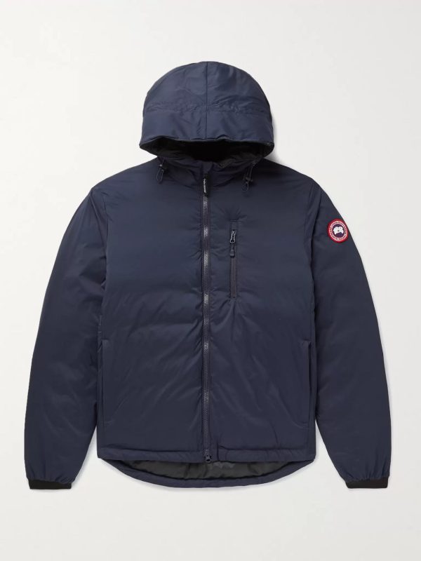Lodge Slim-Fit Nylon-Ripstop Hooded Down Jacket