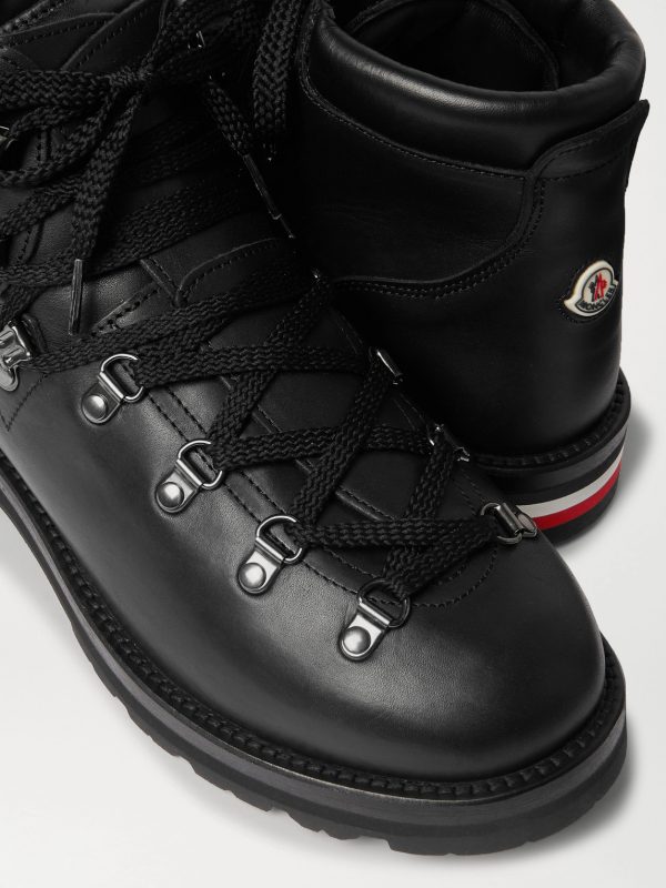 Striped Full-Grain Leather Boots - CU