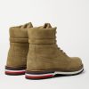 Vancouver Striped Suede Hiking Boots - BK