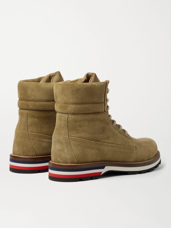 Vancouver Striped Suede Hiking Boots - BK
