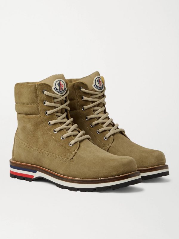 Vancouver Striped Suede Hiking Boots - FR