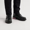 Vancouver Striped Leather Hiking Boots - E1 Vancouver Striped Leather Hiking Boots - E1