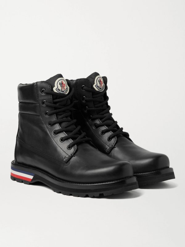 Vancouver Striped Leather Hiking Boots - FR Vancouver Striped Leather Hiking Boots - FR