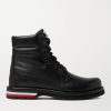 Vancouver Striped Leather Hiking Boots Vancouver Striped Leather Hiking Boots