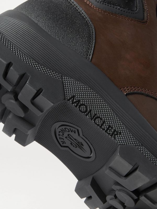 Ulderic Leather-Trimmed Shearling-Lined Nubuck Boots - CU Ulderic Leather-Trimmed Shearling-Lined Nubuck Boots - CU