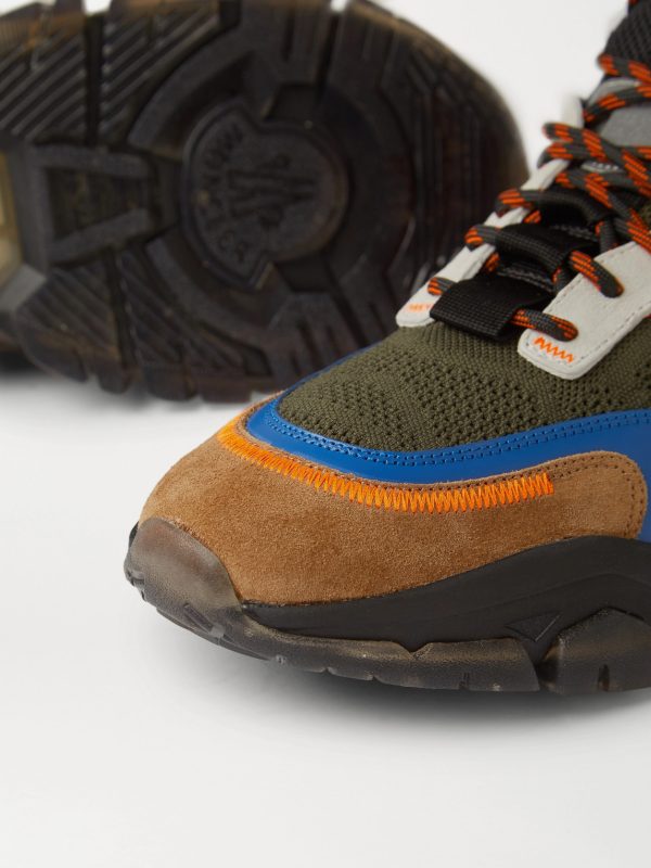 Leave No Trace Suede and Leather-Trimmed Mesh High-Top Sneakers - CU Leave No Trace Suede and Leather-Trimmed Mesh High-Top Sneakers - CU