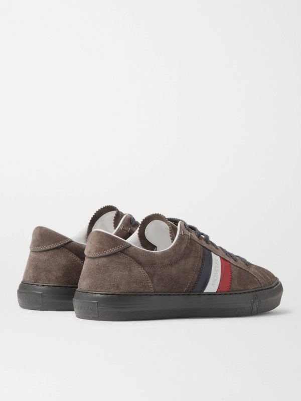 New Monaco Suede and Leather Sneakers - BK New Monaco Suede and Leather Sneakers - BK