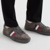 New Monaco Suede and Leather Sneakers - E1 New Monaco Suede and Leather Sneakers - E1