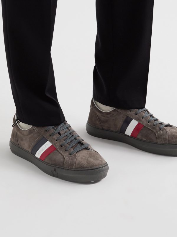 New Monaco Suede and Leather Sneakers - E1 New Monaco Suede and Leather Sneakers - E1
